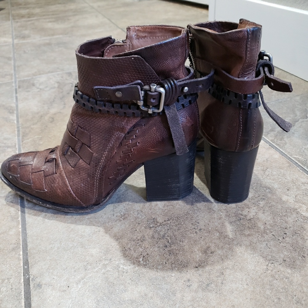 A.S 98 Leather booties